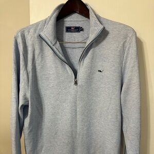 Vineyard Vines Jersey 1/4 Zip Blue